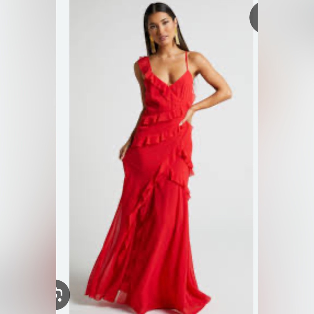 Showpo Vibrant Red Maxi Dress